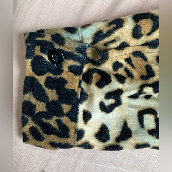 Westbound cheetah print fake fur zip up Women’s coat - Picture 4 of 5